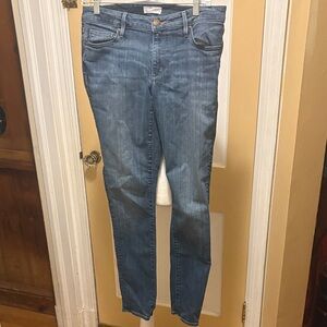 LOFT Women's Classic Blue Skinny Jeans